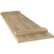 Ekena Millwork Americraft 4-Board (2 Batten) Wood Joined Board-n-Batten Shutters w/Ellipt Top, ARW101BE414X77UNH, PR ARW101BE414X77UNH - alternate 2